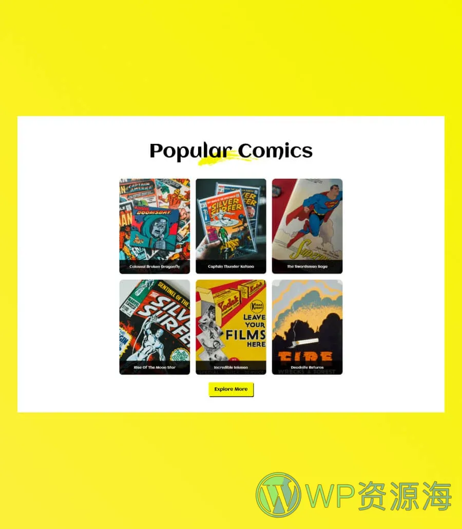 Zoomics Collections Section For Gutenberg