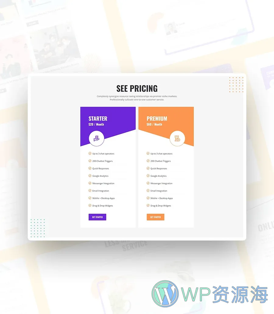 商业咨询Gutenberg网站模板_一键导入快速建站插图12-WP资源海 Smith Consulting Pricing Section For Gutenberg