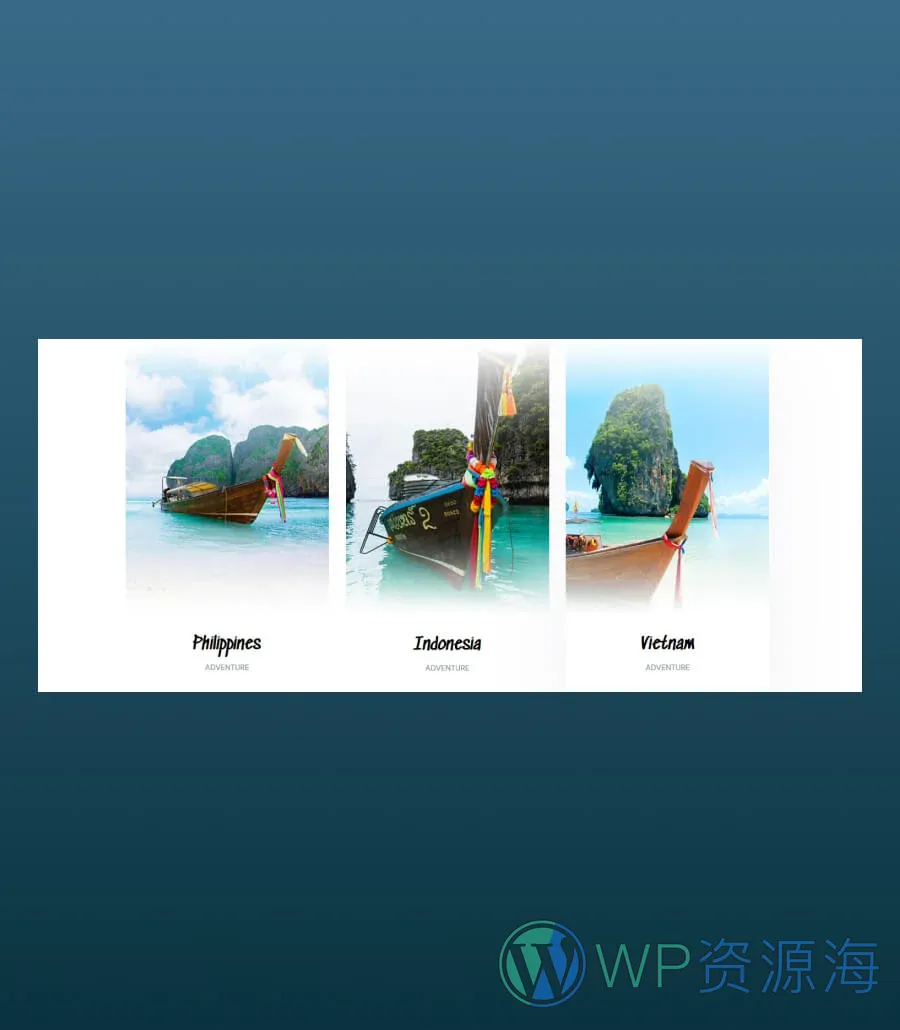 旅行博客Gutenberg网站模板_一键导入快速建站插图6-WP资源海 Wanderly Destination Section For Gutenberg