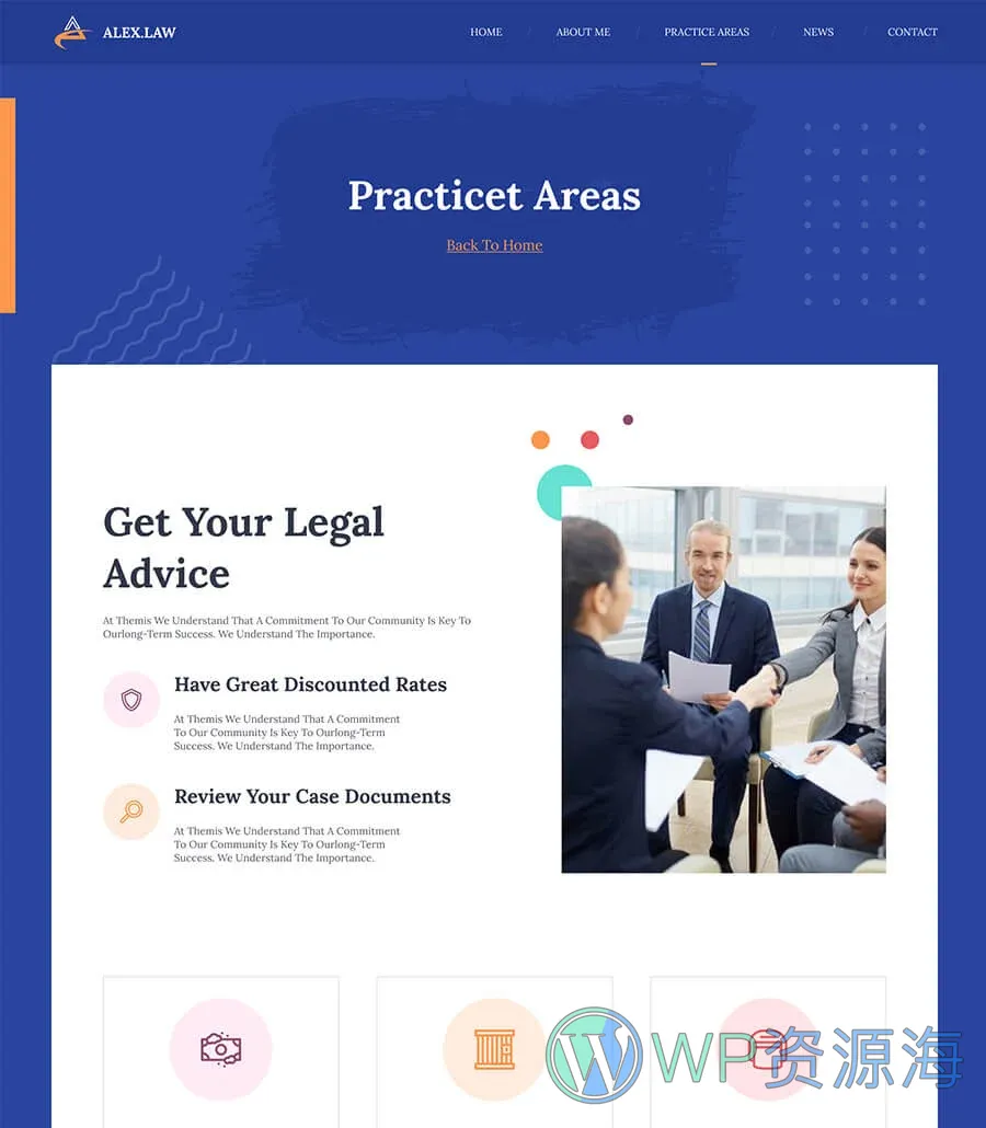 Alex Law Practice Area Page