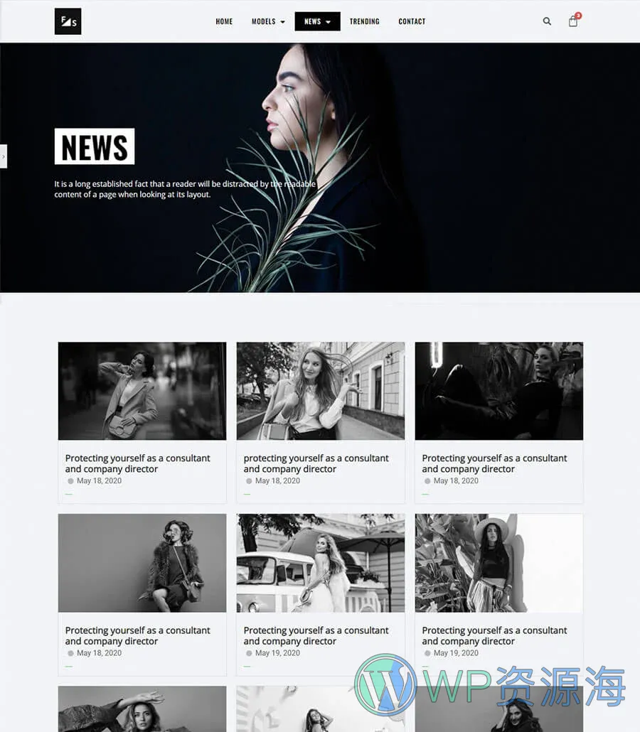 Fashion and Modeling News Page