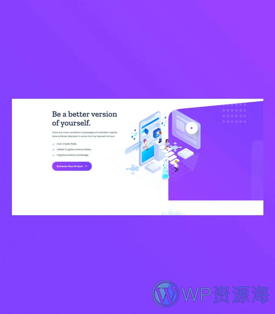 机构Gutenberg网站模板_一键导入快速建站插图11-WP资源海 Unigency Hero Section Lite For Gutenberg