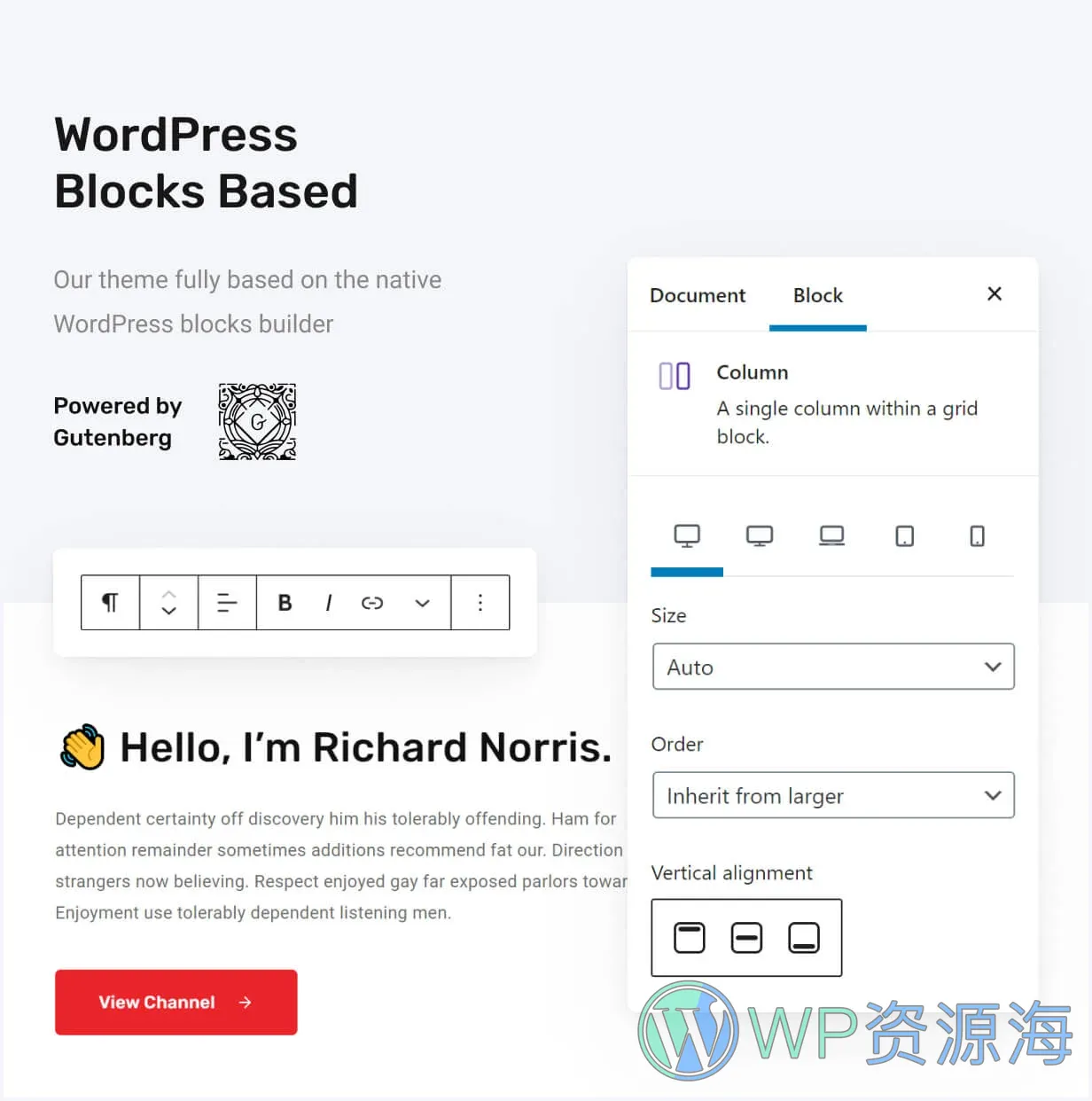 Redlens 视频博主与游戏主播专用 WordPress 主题插图2-WP资源海 Redlens - Video WordPress Theme