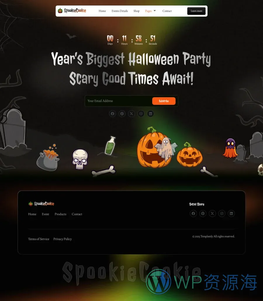 SpookieCookie Coming Soon Page