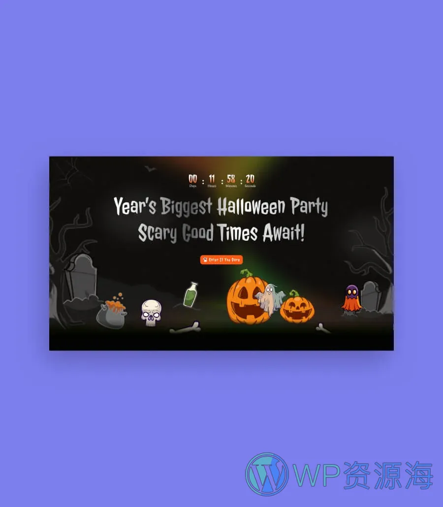 SpookieCookie Hero Section