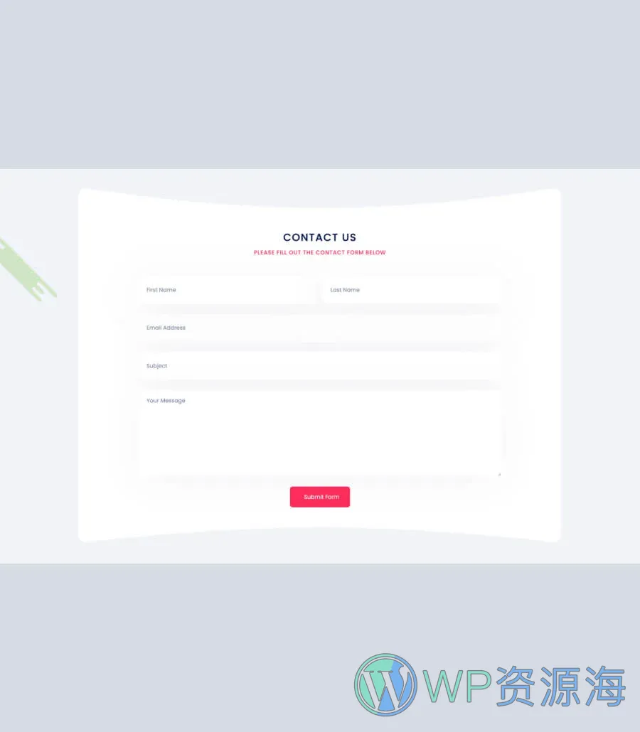 July4 Contact Section For Gutenberg