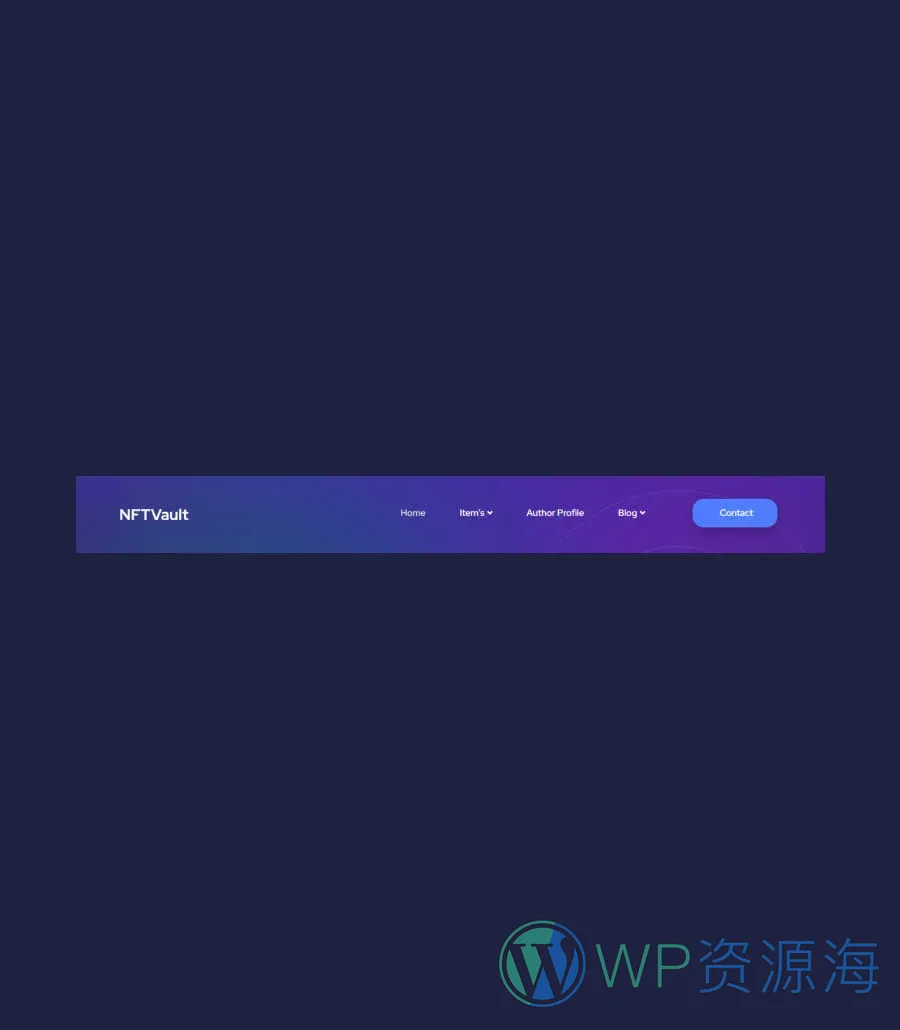 NFTVault Header