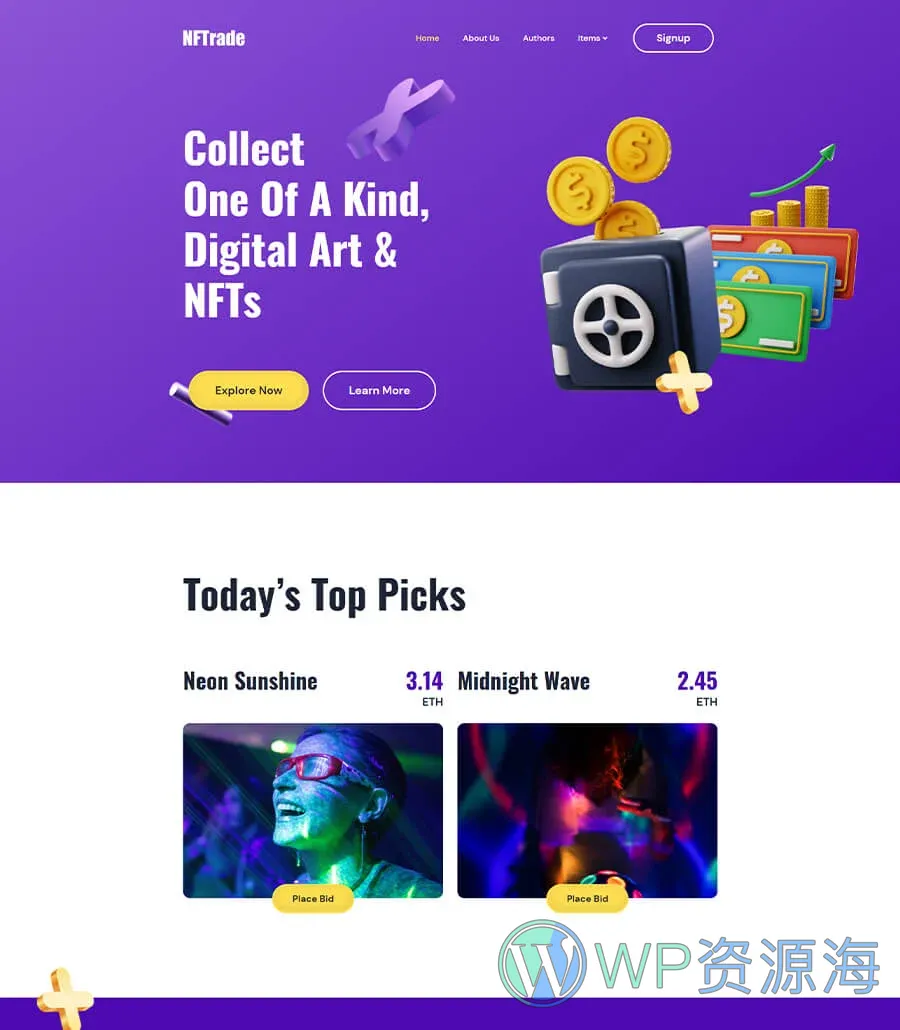 NFTrade Home Page