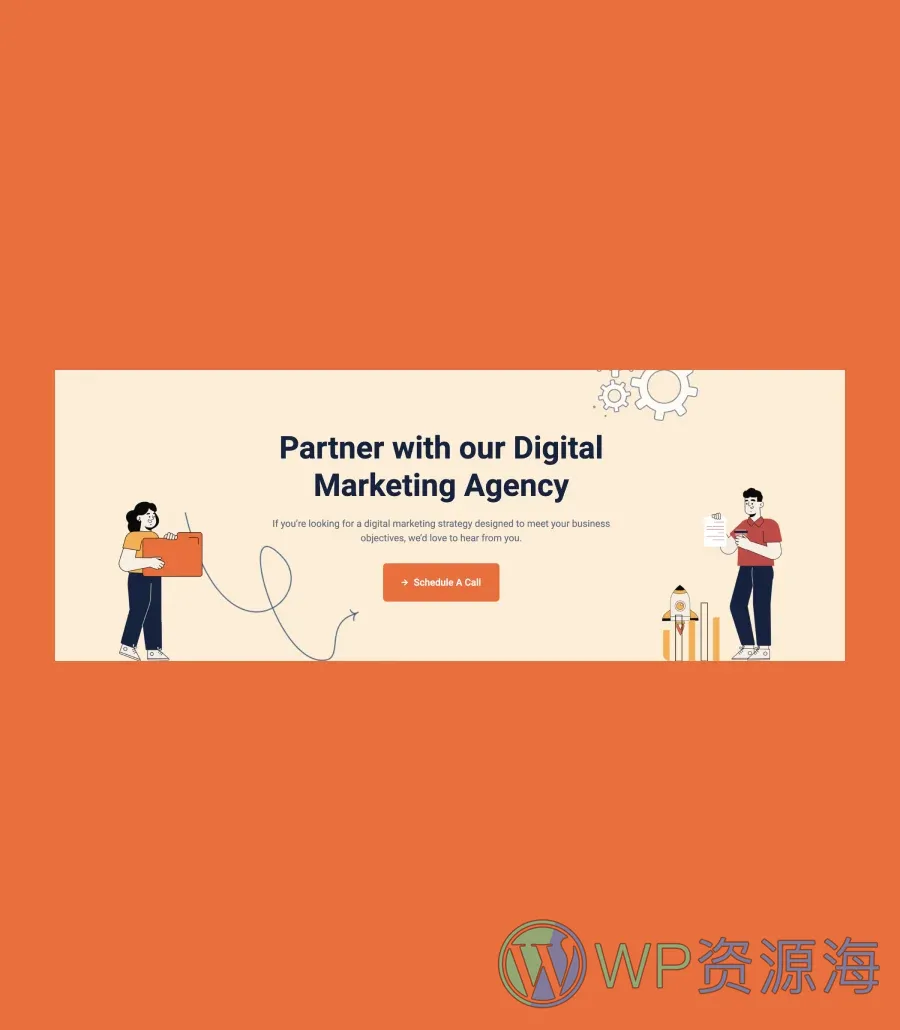 新年派对Elementor网站模板_一键导入快速建站插图6-WP资源海 Infinity Growth CTA Section