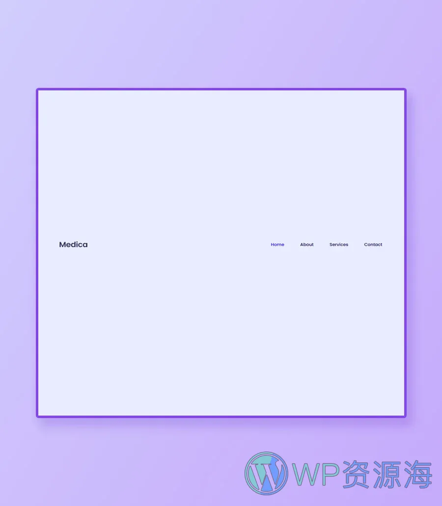 Medica Header Section For Gutenberg